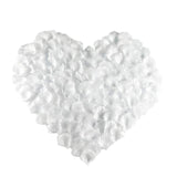 2000 Pcs Silk Petals, Artificial Rose Flower Petal Vase Home Decor Wedding Bridal Birthday Diy Decoration Garden Party Ceremony Wholesale - White