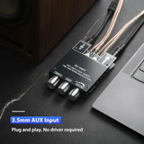 ZK-1002T Bluetooth 5.1 Amplifier Board, 100W+100W 2.0 CH Stereo Audio Amp Module with TPA3116D2 Chip, Treble & Bass Control, DIY Speakers Power Amp