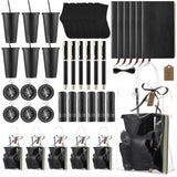 6 Set Baby Shower Prizes For Men Baby Shower Favors Gifts Including Black Plastic Cups Socks Compasses Pens Notebooks Flashlights With Gift Bags Labels And Ribbons For Men Groomsmen