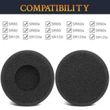 Earpads For Grado Sr60/Sr60E/Sr60I/Sr60Is/Sr60X, Sr80/Sr80E/Sr80I/Sr80Is/Sr80X, Sr125/Sr125E/Sr125I/Sr125Is/Sr125X, Soft Sponge Ear Pads Cushions With High-Density Foam - Black