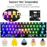 Gk61X V3 Pcb Plate Case For 60% Keyboard Custom Hot Swappable Rgb Keyboard Diy
