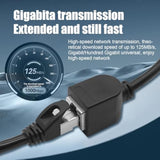 Cat6 Ethernet Extension Cable,90 Degree Rj45 Cords Shielded Male To Female Eth