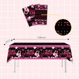 3 Pieces Breast Cancer Table Cloth, Breast Cancer Awareness Decorations