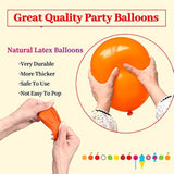 110pcs Orange Latex Balloons 12 Inch with Ribbons Birthday Baby Shower Wedding Party Decor