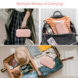 Travel Carrying Case For Ceptics Universal Travel Adapter Kit, World Travel Adapter Kit Storage Organizer, Zipper Mesh Bag Fit Usb Cable, Rose Gold (Case Only)