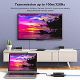 Hdbast Hdmi Extender Over Cat5E/6 Ethernet Up To 100M(328Fts), Uhd 4K 60Hz (4: