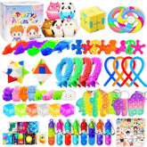 124 Pcs Party Favors For Kids, Fidget Toys Bulk, Birthday Gifts Toys, Stocking Stuffers, Prize Treasure Box Toys For Classroom, Goodie Bags Stuffers, Pinata Filler, Carnival Prizes For Boys Girls 4-10