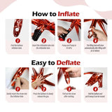 Red And Black Balloon Arch Kit With Star Balloons, Red Black And White Metallic Silver Balloon Arch Garland Kit For Birthday Prom Red Black Graduation 2024 Party Decorations