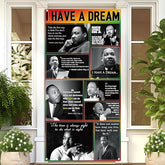 Martin Luther King Jr. Day Door Cover I Have A Dream Decorations MLK Day Black History Month School Classroom Office Door Decor