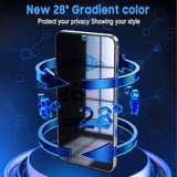 2-Pack Privacy Screen Protector for Samsung S24/S25, Anti-Spy, Fingerprint Support, Auto Align