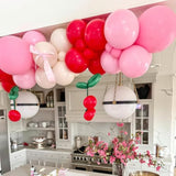Cherry Balloon Arch Kit: Red, Pink & White Garland
