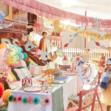Meri Meri Circus Party Banner (Pack of 1). 8' Party Garland (12' Including Excess Cord), Circus Theme Party Decorations