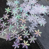 1200Pcs Snowflakes Confetti Decorations For Christmas, White And Blue Winter Confetti Snow Party Pack For Wedding Birthday Holiday Party Table Decorations Supplies