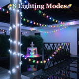 120 Led 40Ft Star String Lights, 8 Modes Plug In Christmas Lights With Timer & Memory, Indoor Outdoor Christmas Twinkle