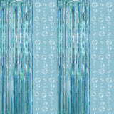 Under the Sea Bubble Garland & Foil Fringe Curtain Mermaid, Ocean and Beach Party Decor