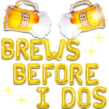 Brews Before I Dos Balloons Brews Before I Dos Sign Bride Shower Decorations Bachelorette Engagement Decorations Bach Decor