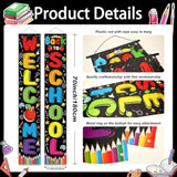 Welcome Back to School Banner – First Day Classroom & Porch Sign Decor