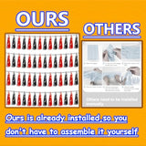 4P Black Red Foil Fringe Tassel Banner Garland Metallic Tinsel Streamers Wall Hanging Curtain Backdrop Banner For Parade Floats, 2024 Graduation Decorations, Father'S Day Party Decoration