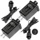 2Pack 12V 1A Replacement Yard Inflatable Adapters Class 2 Power Supply With 2 10Ft Extension Cords Transformer Us Plug F