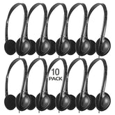 10 Packs School Headphones Bulk For Classroom Students Kids Children Toddler B