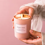 Lavender Scented Candle, Candles Gifts For Women, Birthday Gift For Women, Lavender Candle, Pink Candles, Natural Soy Wax, 5.5 Oz 30 Hours