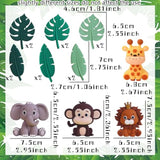 Jungle Baby Shower Cake Decoration Safari Animals Decoration Wild One Cake Decoration Two Wild Cake Topper Giraffe Monkey Cake Topper