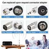 FM Radio Antenna Magnetic Base for Pioneer Onkyo Yamaha Marantz Sherwood Indoor Digital HD FM Radio Bluetooth Home Stereo Receiver AV Audio Video