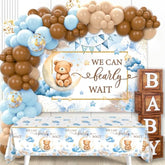 103pcs We Can Bearly Wait Decor Set with Balloons, Boxes, Backdrop & More