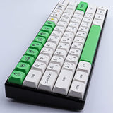 Pbt Keycaps 137 Keys Avocado Milk Xda Profile Keycaps Dye-Sublimation Japanese