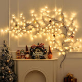 Enchanted Willow Vine Lights With Remote 8 Modes, Christmas Decorations Indoor Room Decor, 9.5 Ft 160Leds Lighted Willow