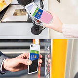 5-Pack Stick-On Phone Wallet Card Holder for iPhone Android Samsung
