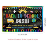 Back to School Bash Backdrop Classroom & First Day Photo Booth Decor