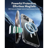 iPhone 16 Pro Case, MagSafe Compatible, Shockproof, Military-Grade, Clear Hybrid