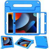 Kids Case For 9Th/ 8Th/ 7Th Generation (2021/2020/ 2019), 10.2 Case With Built-In Screen Protector, Shockproof Handle Stand Kids Case For 9/8/ 7 Generation 10.2 Inch - Blue