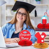 9 Pieces Nurse Graduation Honeycomb Centerpiece Nurse Graduation Party