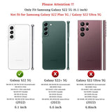 For Samsung Galaxy S22 Case With Camera Lens Cover Hd Screen Protector, Dual Layer Military-Grade Drop Tested Magnetic Ring Holder Kickstand Protective Phone Case For Samsung Galaxy S22 5G (Mint)