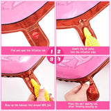 8 Pcs Cowgirl Boot And Hat Balloons Pink Cowgirl Cowboy Balloon Foil Western Themed Party Balloons Decorations For Western Birthday Disco Country Cartoon Cat Theme Party