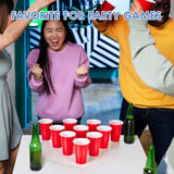 240 Pack 16 Oz Disposable Plastic Cups, Red Party Plastic Cups For Parties, Picnics And Bbq