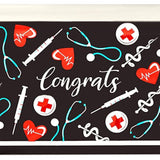 2024 Nurse Graduation Party Supplies, Congrats Table Covers (54 X 108 In, 3 Pack)