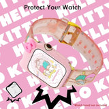 Sonix x Sanrio Apple Watch Cover | Bumper Case for Apple Watch | Protective Silicone Cover | Fits 38mm/40mm/41mm | Hello Kitty - Pink