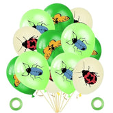 45 Pieces Spring Summer Bug Birthday Party Decorations, 12 Inch Insects Latex Balloons, Butterfly Beetles Balloons For Baby Shower Boys Girls Insect Theme Party Supplies