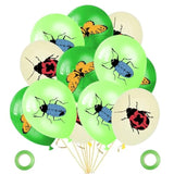45 Pieces Spring Summer Bug Birthday Party Decorations, 12 Inch Insects Latex Balloons, Butterfly Beetles Balloons For Baby Shower Boys Girls Insect Theme Party Supplies