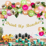 Drink Up Beaches Banner Bachelorette Party Banner Beach Bach Bachelorette Party Decorations Hawaii Luau Tropical Summer Beach Bachelorette Themed Party Supplies Beach Party Decorations