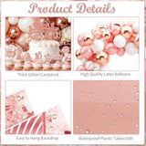 10Th Birthday Decorations For Girls Rose Gold, Peace Out Single Digits Party Decor, Double Digits Party Supplies With Out Single Digits I’M 10 Banner Sash Tiara Backdrop Tablecloth Number 10 Balloon