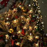 2 Pack Battery Operated Christmas Lights For Tree Decorations?7Ft 20 Leds Farmhouse Truck String Lights For Indoor Chris