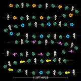 46Ft Tropical Party Decorations Gold Palm Leaves Garland Banner For Su