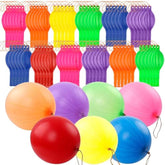 80 Punch Balloons, Kids Party Favors Heavy-Duty Neon Bounce Balloons