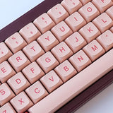 Pbt Keycaps,Xda Profile Keycaps 148 Keys Dye Sublimation Cute Pink Custom Keyc
