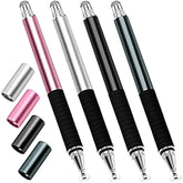 Capacitive Stylus Pen (4 Pack), Universal Stylist Pens 2 In 1 Precision Series Fine Point Disc Touch Screen For Iphone/Ipad/Android/Tablet And All Screens