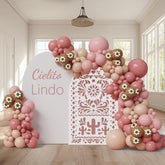 146 Pcs Cielito Lindo Balloon Garland Kit Dusty Rose & Pink for Fiesta & Showers